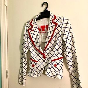 Women’s VERY RARE Vtg 80s/90s Ltd. Fornarina Geometric Blazer - Size S